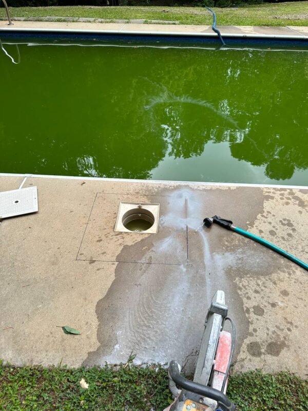 We installed a new skimmer and run new suction line
