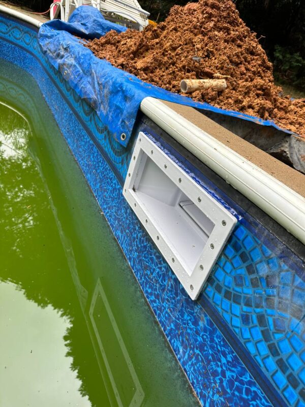 We installed a new skimmer and run new suction line