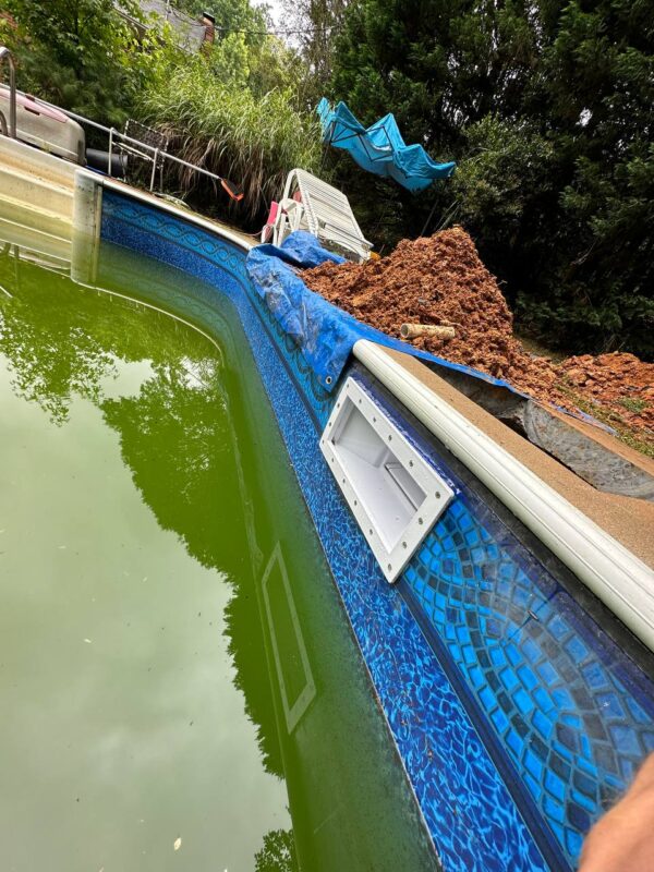 We installed a new skimmer and run new suction line
