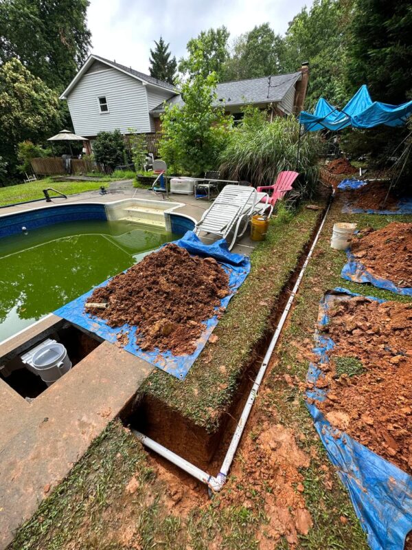 We installed a new skimmer and run new suction line