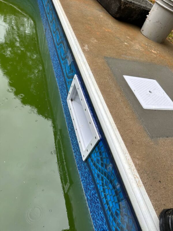 We installed a new skimmer and run new suction line